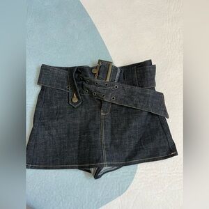Y2k mini denim skirt